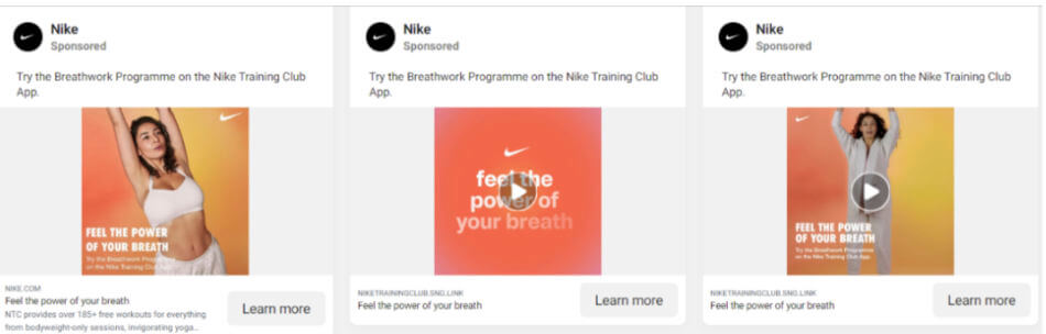Nike Ad Creatives